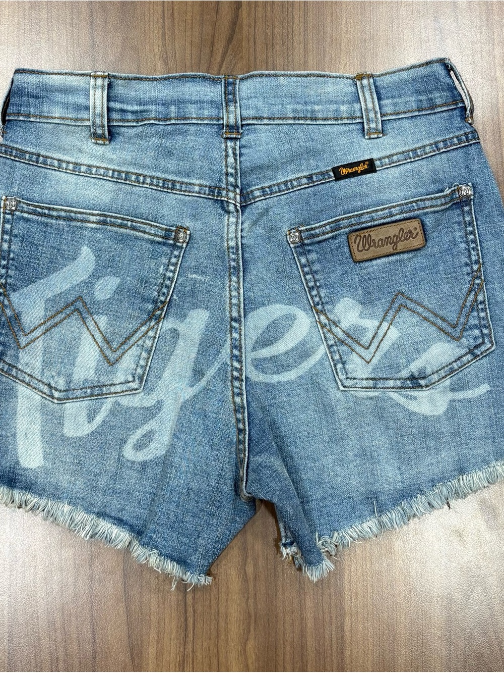 Wrangler x Colosseum LSU Tigers Retro High Rise Cut-Off Denim Shorts